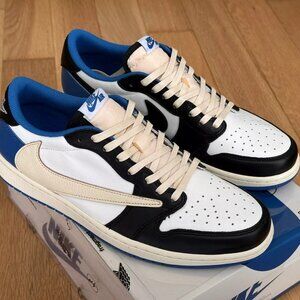 Jordan 1 low Nike travis scott x fragment sneakers